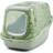 Savic Nestor Marble Cat Litter Box 56x39x38.5cm Amazon Green/Botanical Green