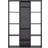 vidaXL Room Divider Grey High Gloss Bokhylla 140cm