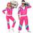 Widmann 80s Tracksuit Pink Masquerade Costume
