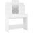 vidaXL With LED Lights White Dressing Table 40x96cm