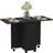 Homcom Folding With Drawers Black Dining Table 60x120cm