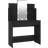 vidaXL With Led Black Dressing Table 40x96cm