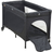 BabyTrold Travel Cot with Opening Black
