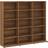 vidaXL CD Cabinet Brown Oak Bokhylla 89.5cm