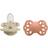 Bibs Infinity Silicone Pacifier Size 2 6-18m 2-pack Vanilla/Peach