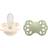 Bibs Infinity Silicone Pacifier Size 2 6-18m 2-pack Ivory/Sage
