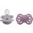 Bibs Infinity Silicone Pacifier Size 2 6-18m 2-pack Fossil Grey/Mauve