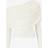 Gina Tricot Top Sloped Shoulder Cape With Lids - Hvid