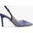 Carvela Positano Vinyl Sling Back Heels - Blue