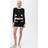 Mango Contrasting Cotton Skirt Woman - Black
