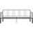 vidaXL Metal Grey Sofa 206cm 3 Seater