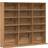 vidaXL CD Cabinet Artisan Oak Book Shelf 89.5cm