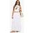 boohoo Womens Tiered Cotton Maxi Skirt - White