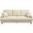 17 Stories Corduroy Beige Sofa 220cm 3 Seater