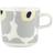 Marimekko Unikko White-Light Grey-Sand-Dark Blue Kaffekopp 20cl