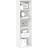 Furinno Luder 5-Tier White Book Shelf 132.1cm