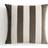H&M Striped velvet Cushion Cover White, Green (50x50cm)