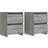 vidaXL 815330 Grey Sonoma Bedside Table 30x30cm 2pcs