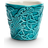 Mateus Lace Turquoise Espressokopp 10cl