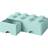 Room Copenhagen Lego Storage Brick with Drawer 8 Stud Aqua Blue