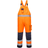 Portwest Dijon Hi-Vis Contrast Work Bib and Brace - Orange/Navy