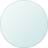 vidaXL Tempered Glass Transparent Table Top 70cm