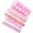 Shein 5/10/20/30/40/50/60/80/100PCS Makeup Tools Set Including:10PCS Makeup Sponges For Liquid Makeup+10PCS Mini Makeup Sponges For Liquid Makeup+10PCS Triangle Powder Puffs For Loose Powder And Makeup Setting+10PCS Air Cushion Powder Puffs For Facial Makeup+10PCS Mini Air Cushion Powder Puffs For Facial Concealer Makeup Pink