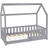ML Design Kinderbed Home Grey 30.7x57.1"
