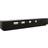vidaXL Engineered Wood Black TV-bord 260x40cm