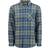 Magellan Outdoors Canyon Creek Long Sleeve Flannel Shirt - Moonlit Ocean/Deep Lichen Green Plaid