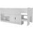 Kidsaw Kids Mid Sleeper Cabin Bed with Cupboard