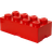 Room Copenhagen Lego Oppbevaringsboks 8 Knotter Rød
