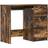 vidaXL Engineered Wood Smoked Oak Writing Desk 45x90cm