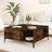 vidaXL Engineered Wood Smoked Oak Soffbord 80x80cm