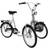 Monark Handicapcykel med 3 Gear - Grå