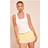 PrettyLittleThing Mesh Frilly Low Rise Bloomer Shorts - Butter Yellow