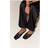 PrettyLittleThing Pu Square Toe Woven Flats - Black