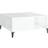vidaXL Engineered Wood High Gloss White Coffee Table 80x80cm
