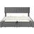 August Grove U110325628 Grey 185x200cm