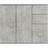 vidaXL 823273 Concrete Grey Sideboard 91x75cm
