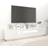 vidaXL LED Lights High Gloss White TV-bord 200x40cm