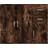 vidaXL 823274 Smoked Oak Sideboard 91x75cm
