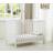 MCC Orlando Cot Bed with Mattress White 26x49.6"