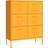 vidaXL Drawer Mustard Yellow Storage Cabinet 80x101.5cm