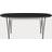 Fritz Hansen Superellipse B620 Black Matt/Black Spisebord 100x270cm