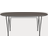Fritz Hansen Superellipse B620 Grey Matt/Black Dining Table 100x270cm