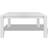 vidaXL Engineered Wood White Dining Table 80x140cm