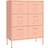 vidaXL Drawer Pink Storage Cabinet 80x101.5cm