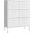 vidaXL Drawer White Storage Cabinet 80x101.5cm