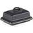 Le Creuset Stoneware Matte Black Butter Dish